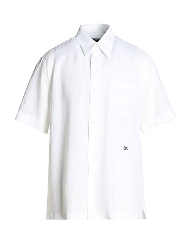 DOLCE&GABBANA Linen shirt White 100% Linen