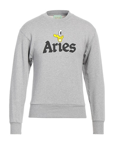 ARIES Sweatshirt Grey 100% Cotton