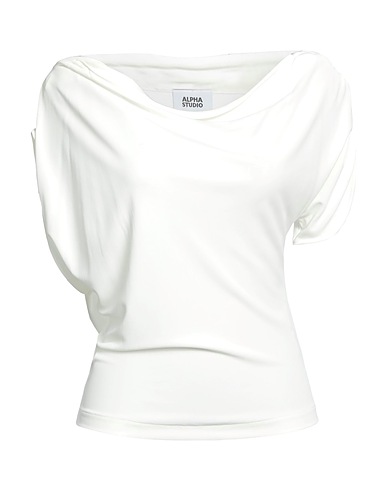 ALPHA STUDIO Top Ivory 100% Viscose