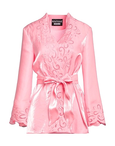 BOUTIQUE MOSCHINO Lace shirts & blouses Pink 55% Viscose, 25% Polyester, 20% Cotton
