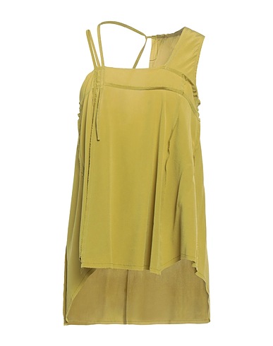 SERIE N°UMERICA Top Verde lime 92% Seta, 8% Elastan