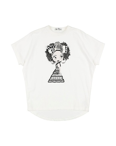 TO BE TOO T-shirt White 94% Cotton, 6% Elastane