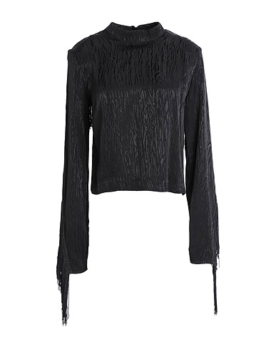 EDITED Top Bloswen Blouse
 Black 60% Viscose, 40% EcoVero™ viscose