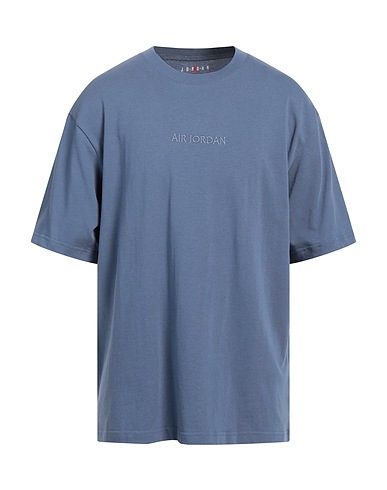 JORDAN T-shirt Slate blue 100% Cotton