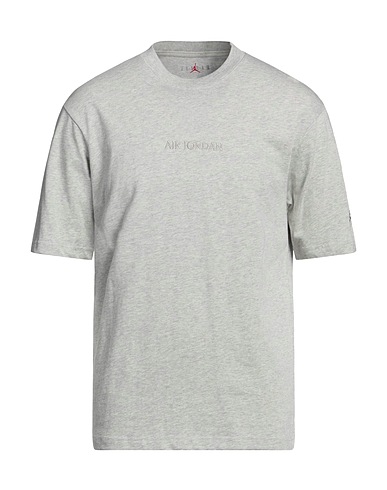 JORDAN T-shirt Light grey 100% Cotton