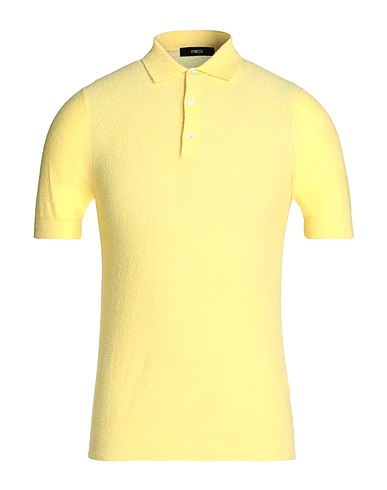 EYNESSE Polo shirt Yellow 65% Cotton, 35% Polyamide
