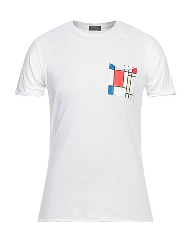 ROSSOPURO T-Shirt Weiß 100% Baumwolle