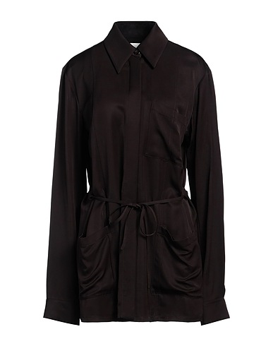 JIL SANDER Camicie e bluse tinta unita Testa di moro 100% Viscosa
