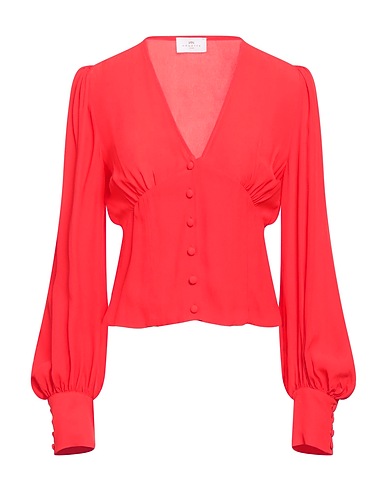 NENETTE Solid colour shirts & blouses Red 100% Viscose