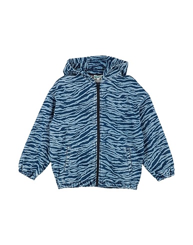 KENZO KIDS Denim jacket Blue 84% Cotton, 14% Polyester, 2% Elastane