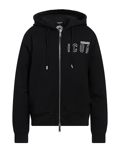DSQUARED2 Felpa Nero 100% Cotone