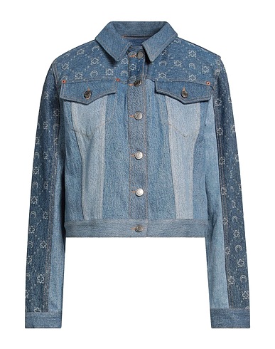 MARINE SERRE Denim jacket Blue 100% Cotton