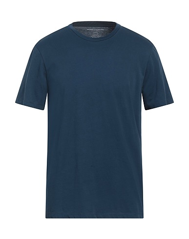 MAJESTIC FILATURES Basic T-Shirt Navy blue 100% Cotton