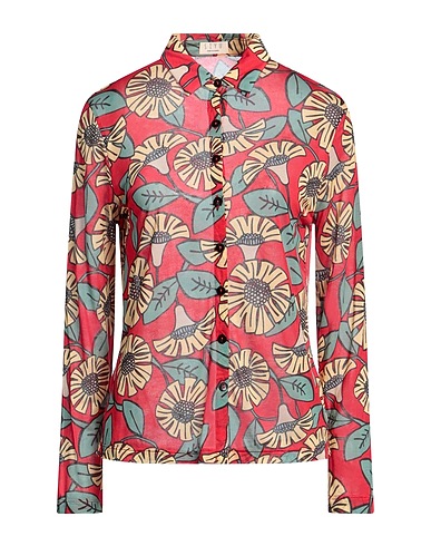 SIYU Floral shirts & blouses Red 100% Modal