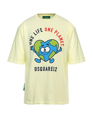 DSQUARED2 T-shirt Yellow 100% Cotton