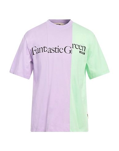 MSGM T-shirt Lilac 100% Organic cotton