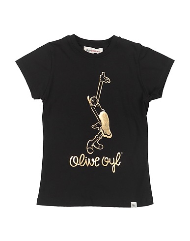 ROŸ ROGER'S T-Shirt Schwarz 100% Baumwolle