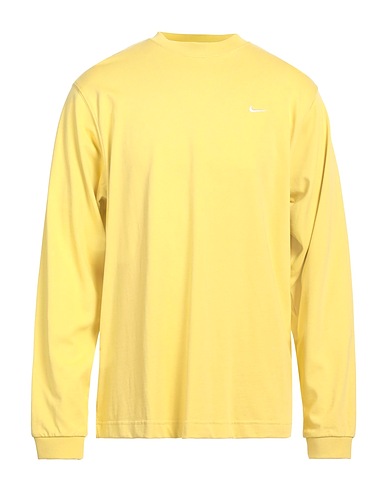 NIKE Sweatshirt Mustard 100% Cotton, Elastane