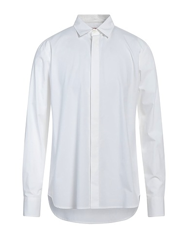 VALENTINO GARAVANI Camicia tinta unita Bianco 100% Cotone