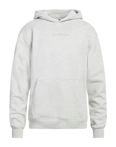 JORDAN Hooded track jacket  Grey 100% Cotton, Elastane