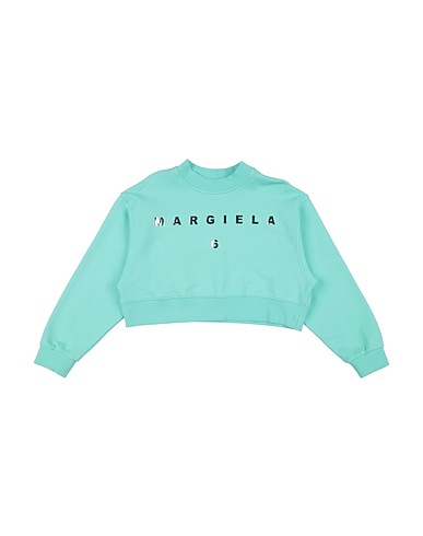 MM6 MAISON MARGIELA Sweatshirt Turquoise 100% Cotton, Elastane