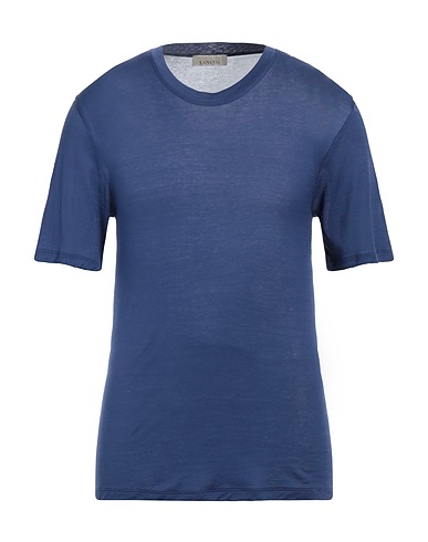 LANEUS T-shirt Blu navy 100% Cotone