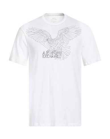 ARMANI EXCHANGE T-shirt Off white 100% Cotton