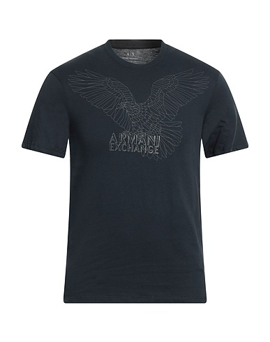 ARMANI EXCHANGE T-shirt Midnight blue 100% Cotton
