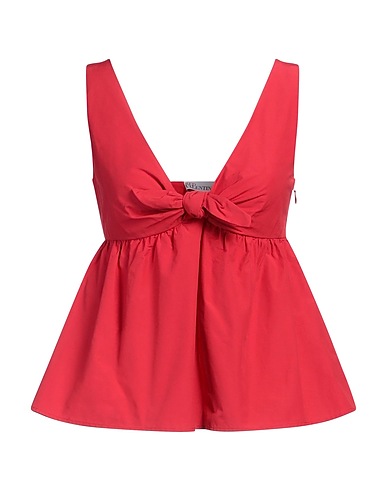 REDValentino Top Rot 55% Baumwolle, 45% Polyester