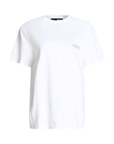 ROTATE BIRGER CHRISTENSEN Basic T-Shirt BIANCO 100% Organic cotton