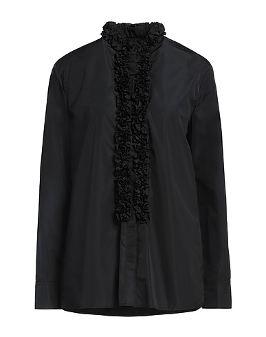 JIL SANDER Solid colour shirts & blouses Black 100% Polyester