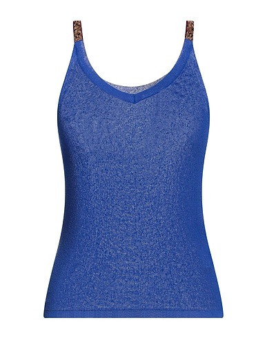 MAX MARA STUDIO Top Blue 88% Cotton, 12% Polyamide