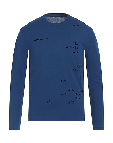 ARMANI EXCHANGE T-shirt Blue 100% Cotton