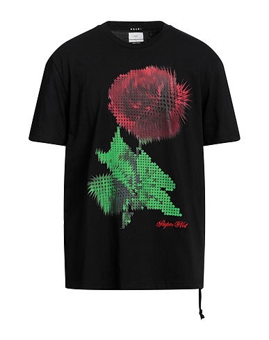 KSUBI T-Shirt Schwarz 100% Baumwolle