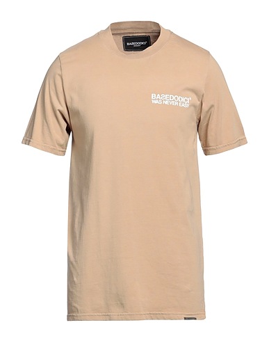 BASEDODICI T-shirt Beige 100% Cotone