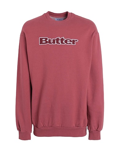 BUTTER GOODS Sweatshirt Cord Logo Crewneck Sweatshirt
 Antikrosa 70% Baumwolle, 30% Polyester