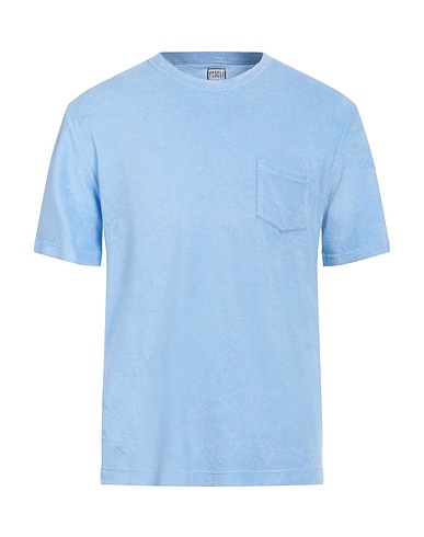 FEDELI T-Shirt SWIM&WEAR Himmelblau 100% Baumwolle
