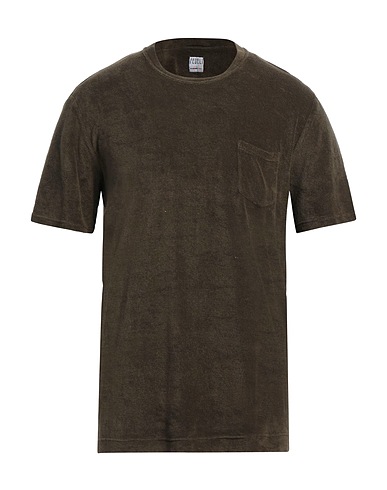 FEDELI T-shirt SWIM&WEAR Verde militare 100% Cotone