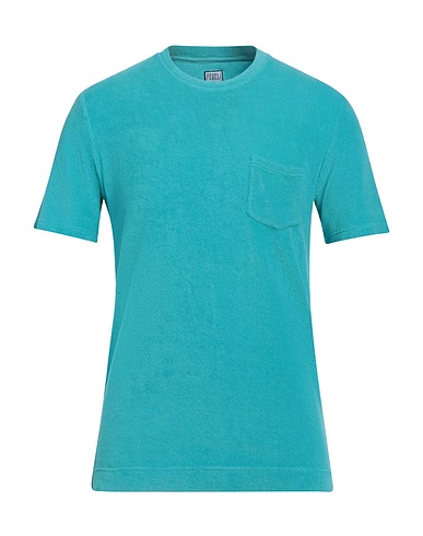 FEDELI T-shirt SWIM&WEAR Turchese 100% Cotone