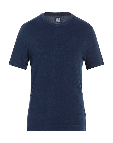 FEDELI T-shirt SWIM&WEAR Navy blue 100% Cotton
