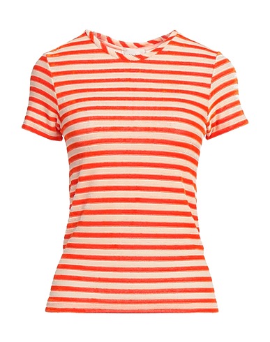FORTE_FORTE T-shirt Orange 81% Viscose, 17% Polyamide, 2% Elastane