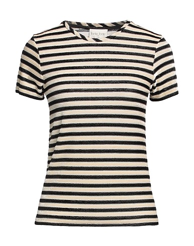 FORTE_FORTE Ｔシャツ ブラック レーヨン 81% / ナイロン 17% / ポリウレタン 2%