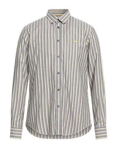 HARMONT & BLAINE Striped shirt Black 100% Cotton