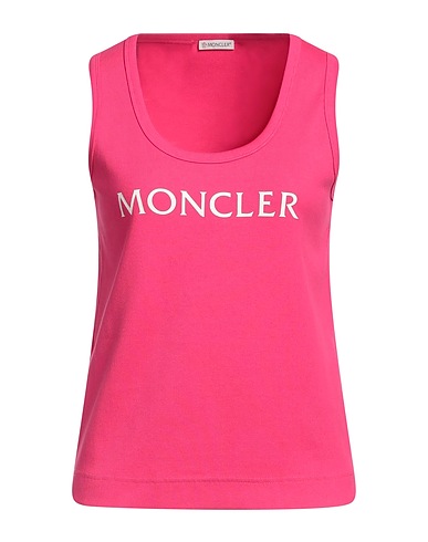 MONCLER タンクトップ フューシャ コットン 96% / ポリウレタン 4%