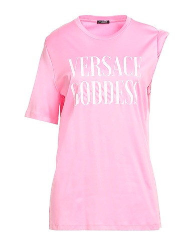 VERSACE T-Shirt Rosa 100% Baumwolle