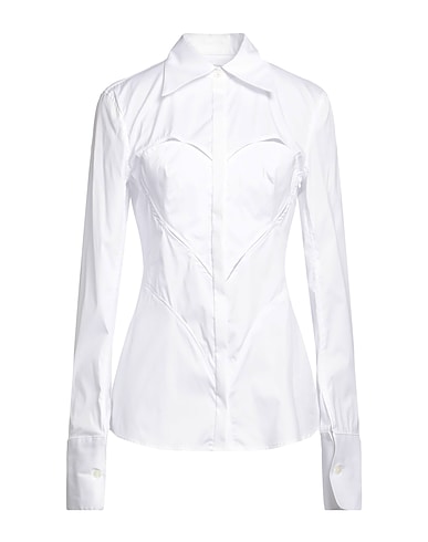 AMBUSH Hemden und Blusen einfarbig Weiß 65% Baumwolle, 29% Polyamid, 6% Elastan