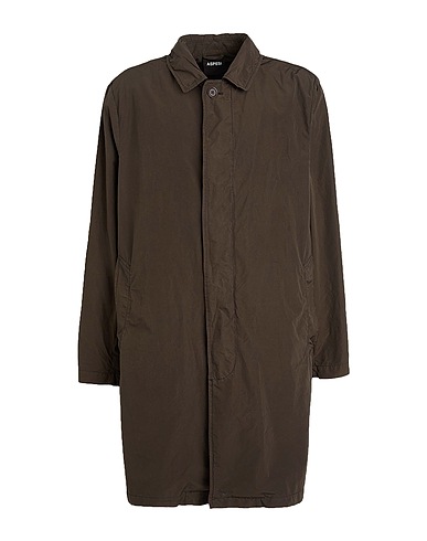 ASPESI Full-length jacket Dark green 80% Polyester, 20% Polyamide