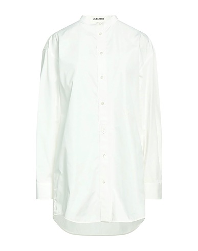 JIL SANDER Solid colour shirts & blouses White 100% Cotton