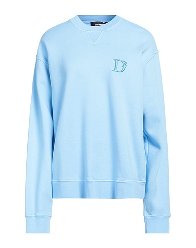 DSQUARED2 Sweatshirt Sky blue 100% Cotton