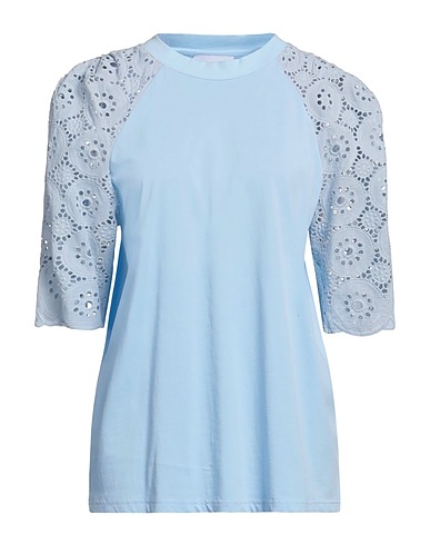 ISABELLE BLANCHE Paris T-shirt Sky blue 100% Cotton